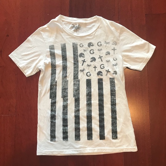 GUESS Mens Textured Basic T-Shirt